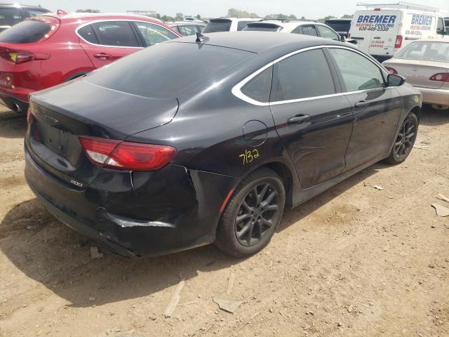  CHRYSLER 200 2016 Черный