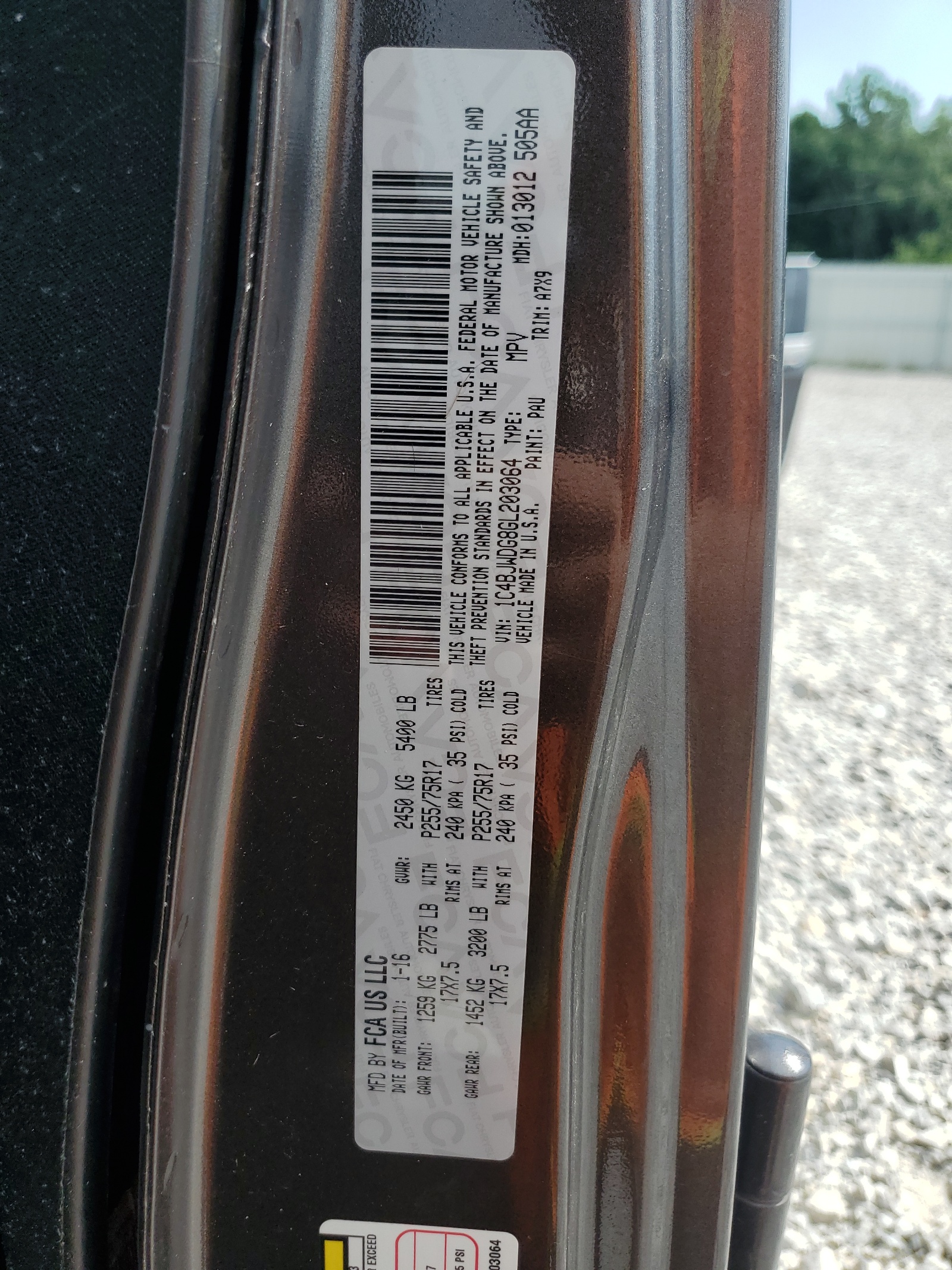 1C4BJWDG8GL203064 2016 Jeep Wrangler Unlimited Sport