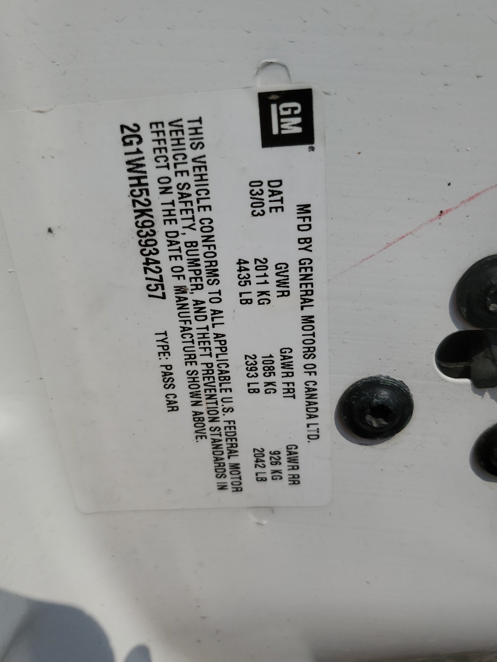 2G1WH52K939342757 2003 Chevrolet Impala Ls