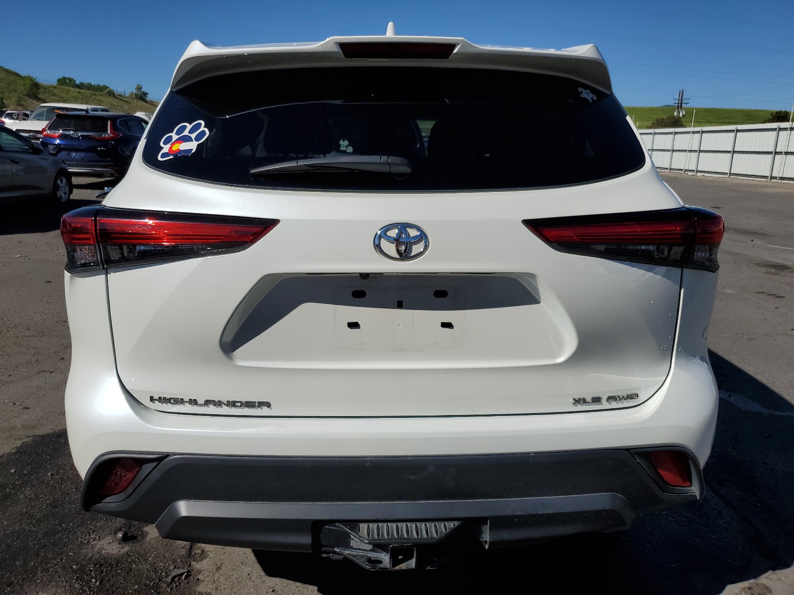 2020 Toyota Highlander Xle vin: 5TDHZRBH9LS047464