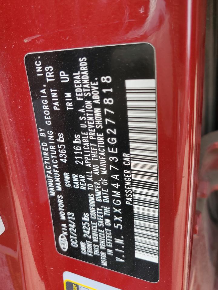 2014 Kia Optima Lx VIN: 5XXGM4A73EG277818 Lot: 56603424