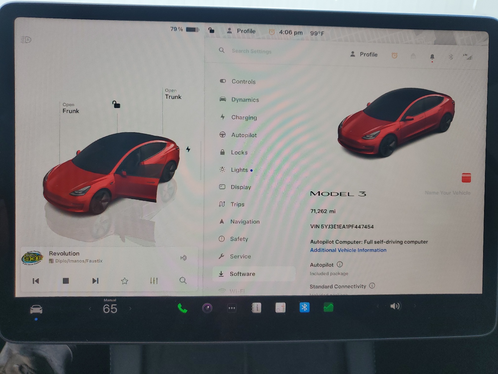 2023 Tesla Model 3 vin: 5YJ3E1EA1PF447454