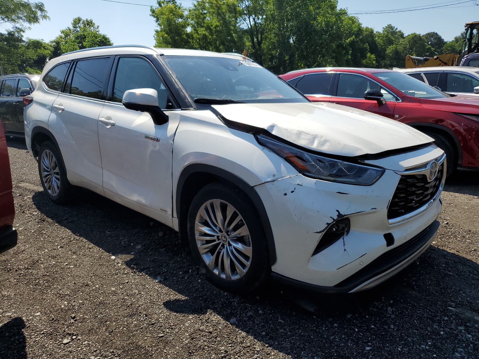 2020 Toyota Highlander Hybrid Platinum vin: 5TDEBRCHXLS010848