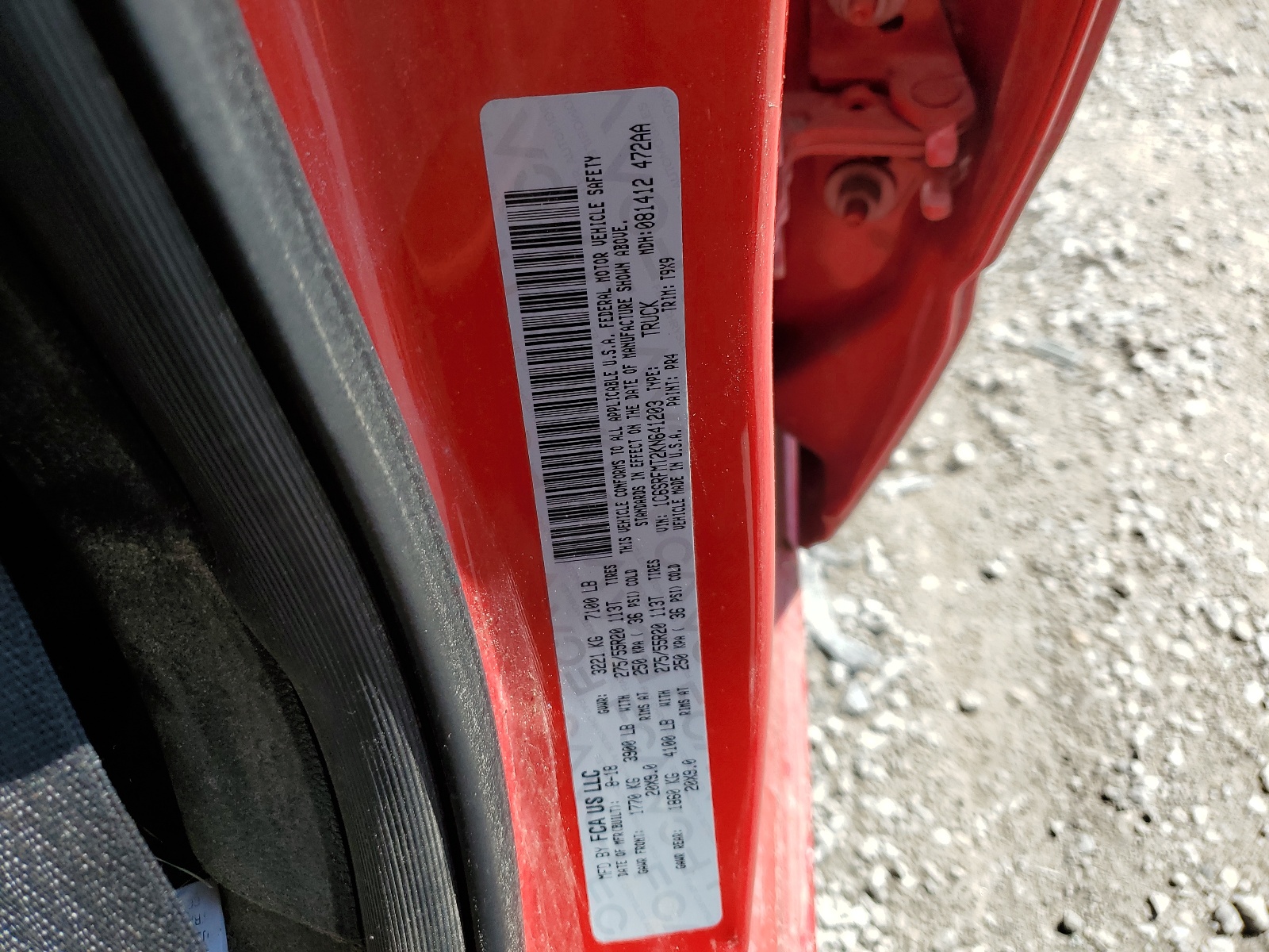 1C6SRFMT2KN641203 2019 Ram 1500 Big Horn/Lone Star