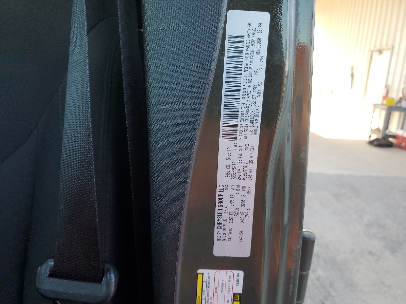 1C4BJWDG5FL582197 2015 Jeep Wrangler Unlimited Sport