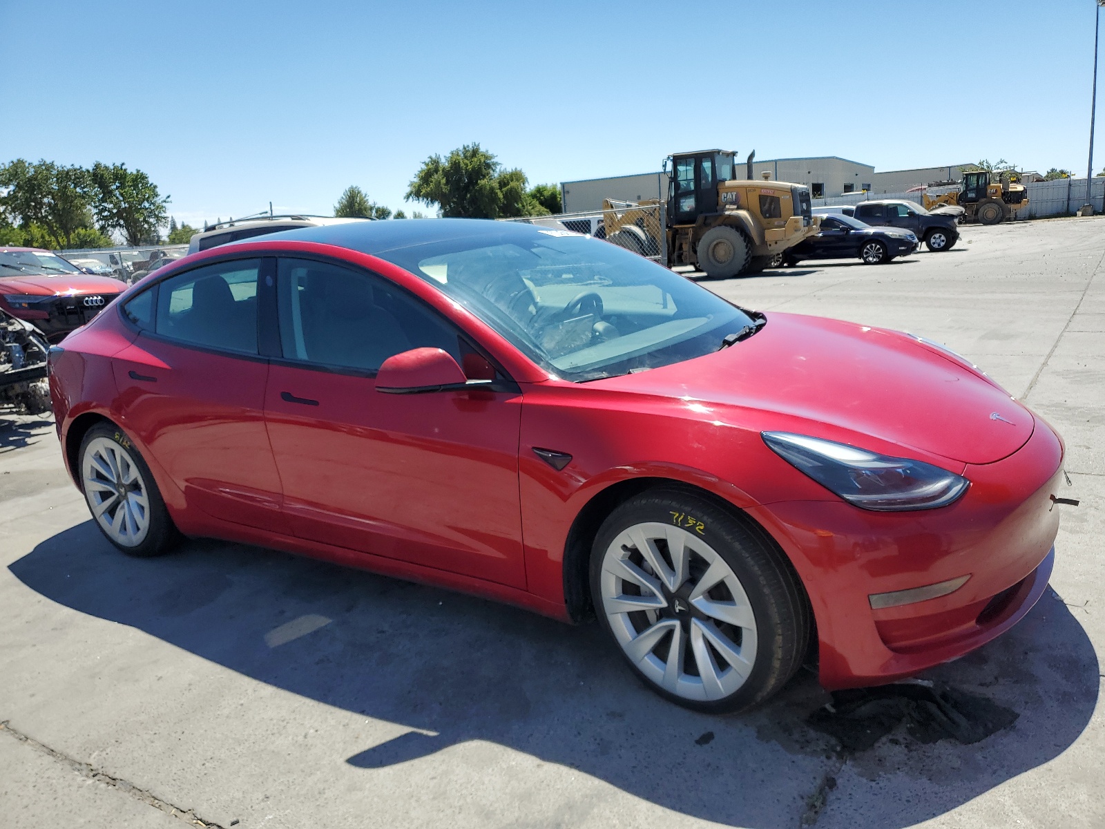 2022 Tesla Model 3 vin: 5YJ3E1EA4NF144388