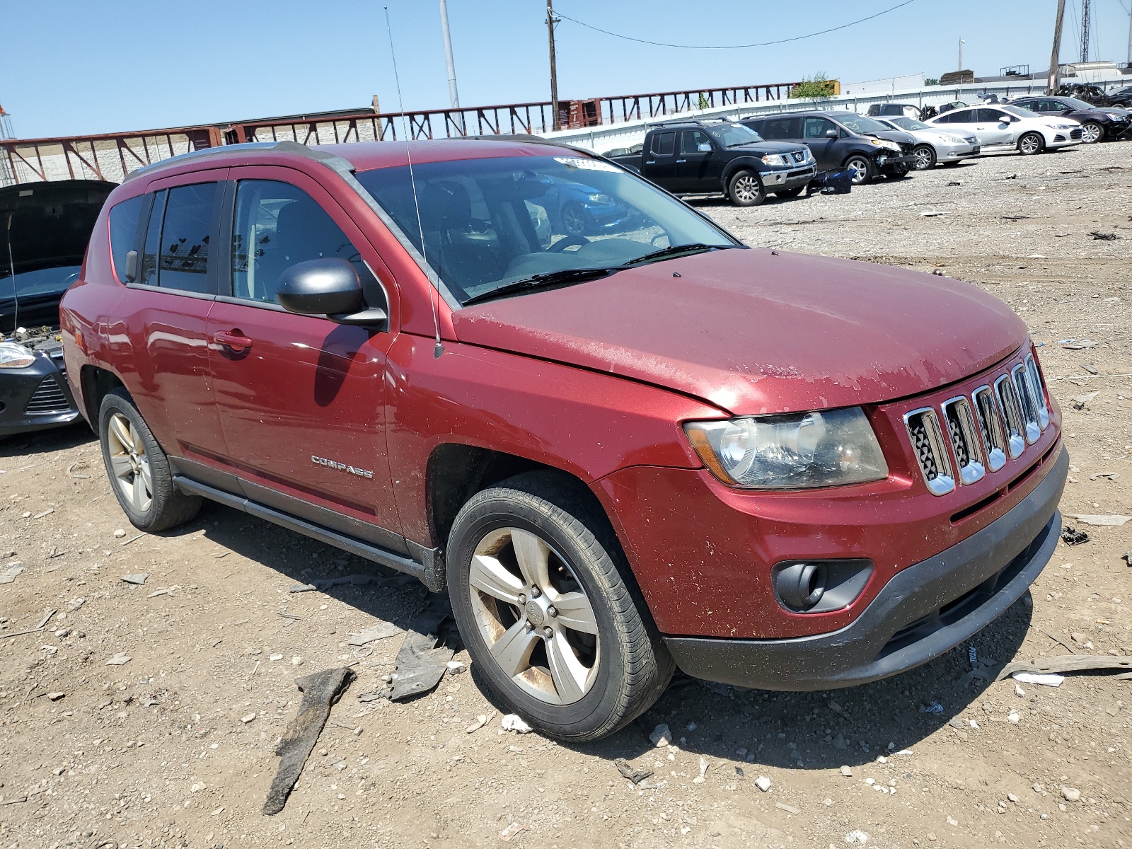 2014 Jeep Compass Sport vin: 1C4NJDBB8ED598329