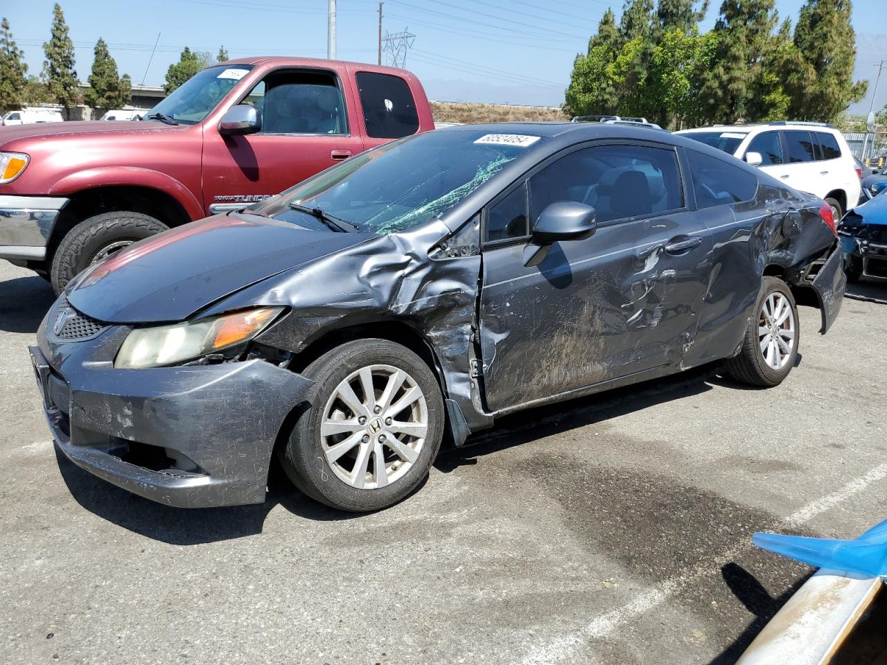 2012 Honda Civic Exl VIN: 2HGFG3B06CH539048 Lot: 60524054