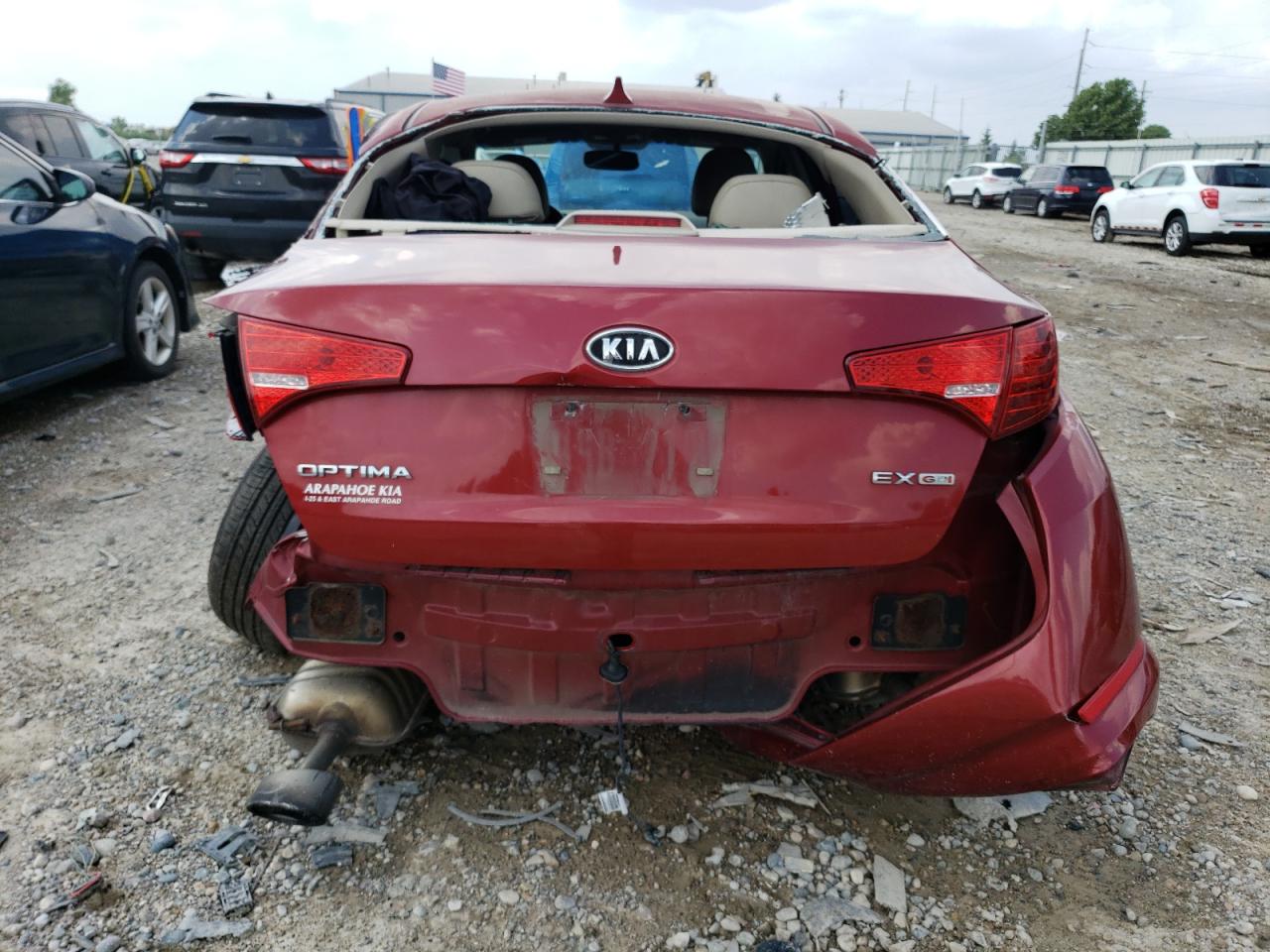 2012 Kia Optima Ex VIN: 5XXGN4A75CG053766 Lot: 60084404