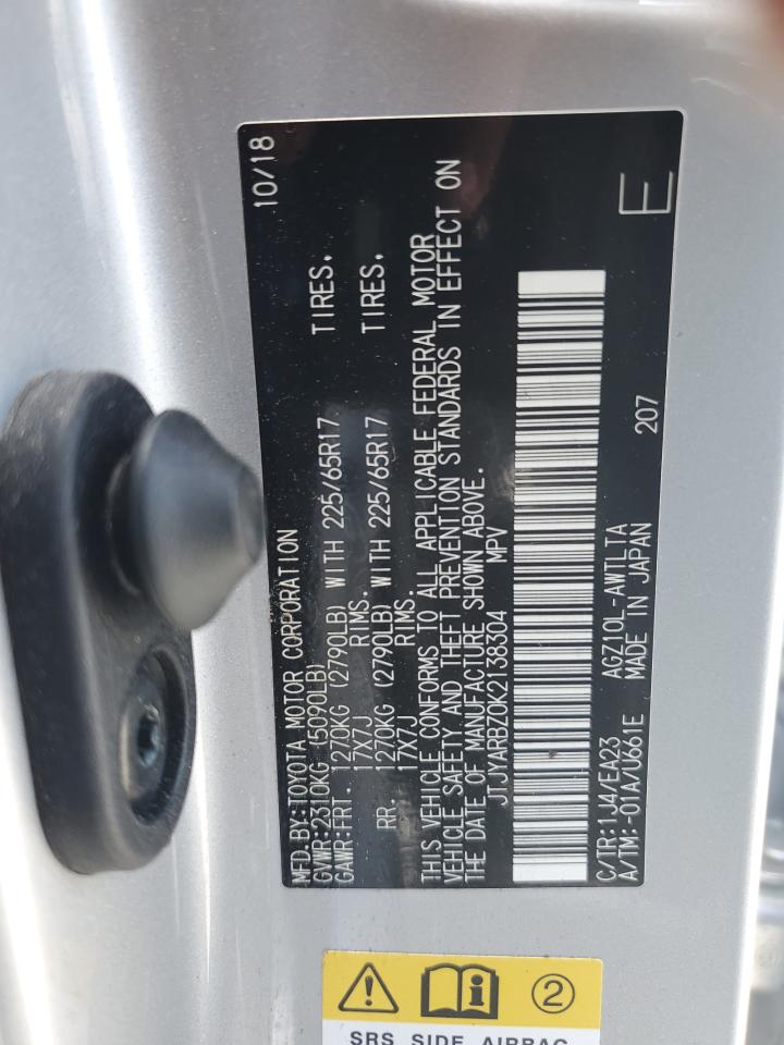 2019 Lexus Nx 300 Base VIN: JTJYARBZ0K2138304 Lot: 58043014