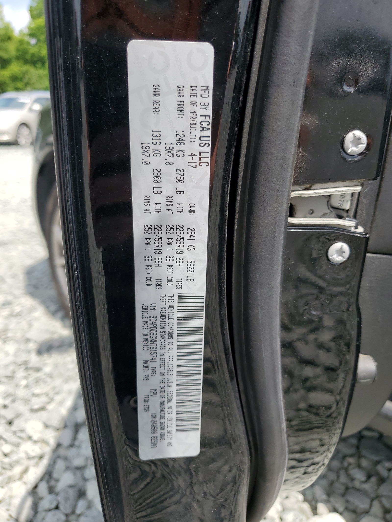 3C4PDDBGXHT615741 2017 Dodge Journey Sxt