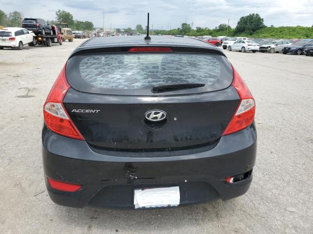  HYUNDAI ACCENT 2016 Чорний