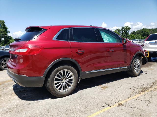  LINCOLN MKX 2016 Красный