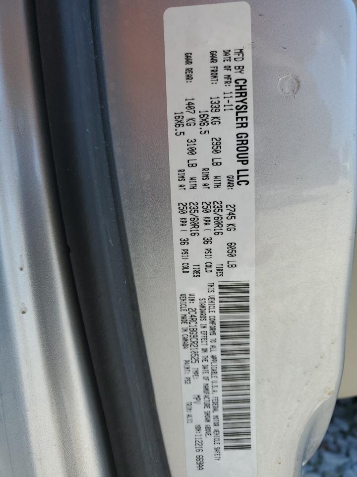 2012 Chrysler Town & Country Touring VIN: 2C4RC1BG9CR210525 Lot: 60739754