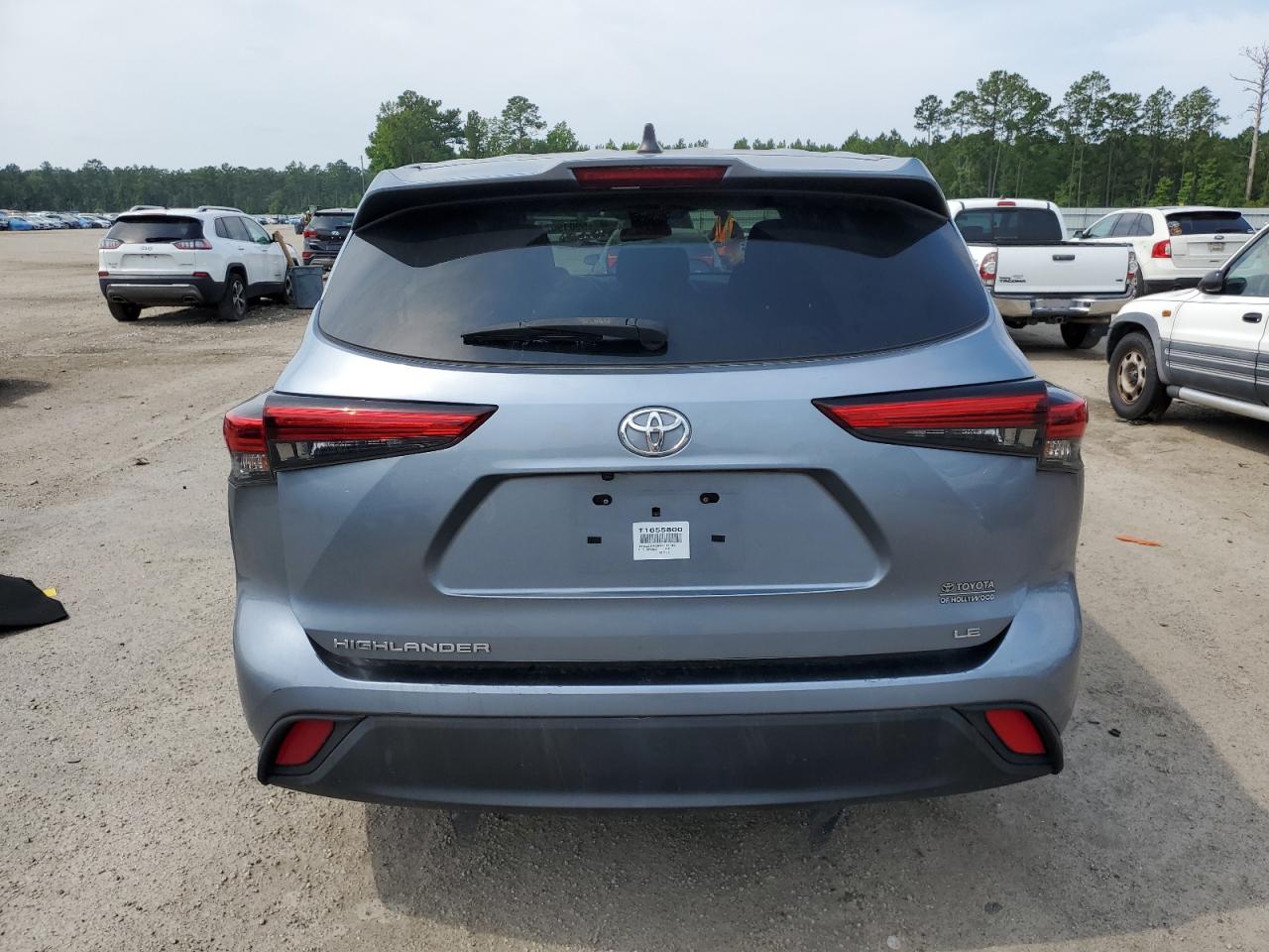 2022 Toyota Highlander L VIN: 5TDZZRAH8NS101183 Lot: 59019024