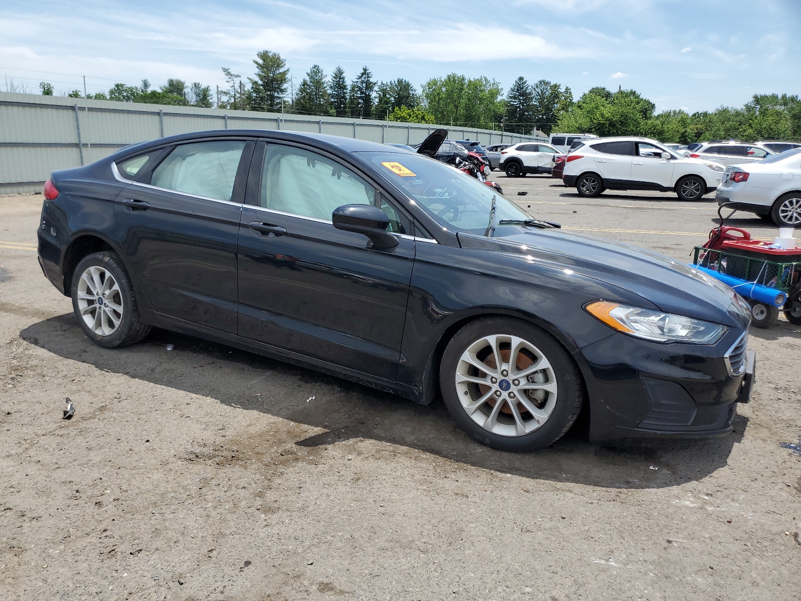 2020 Ford Fusion Se vin: 3FA6P0LU5LR261624