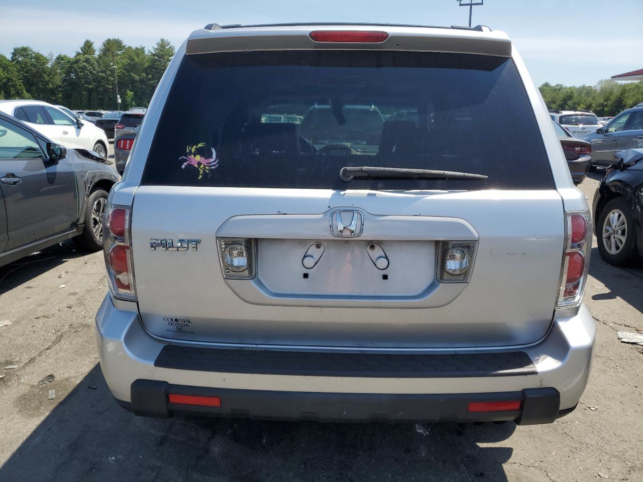 2006 Honda Pilot Ex VIN: 2HKYF18686H542569 Lot: 58315154