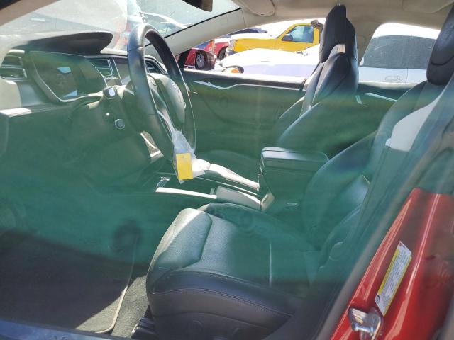  TESLA MODEL S 2017 Красный