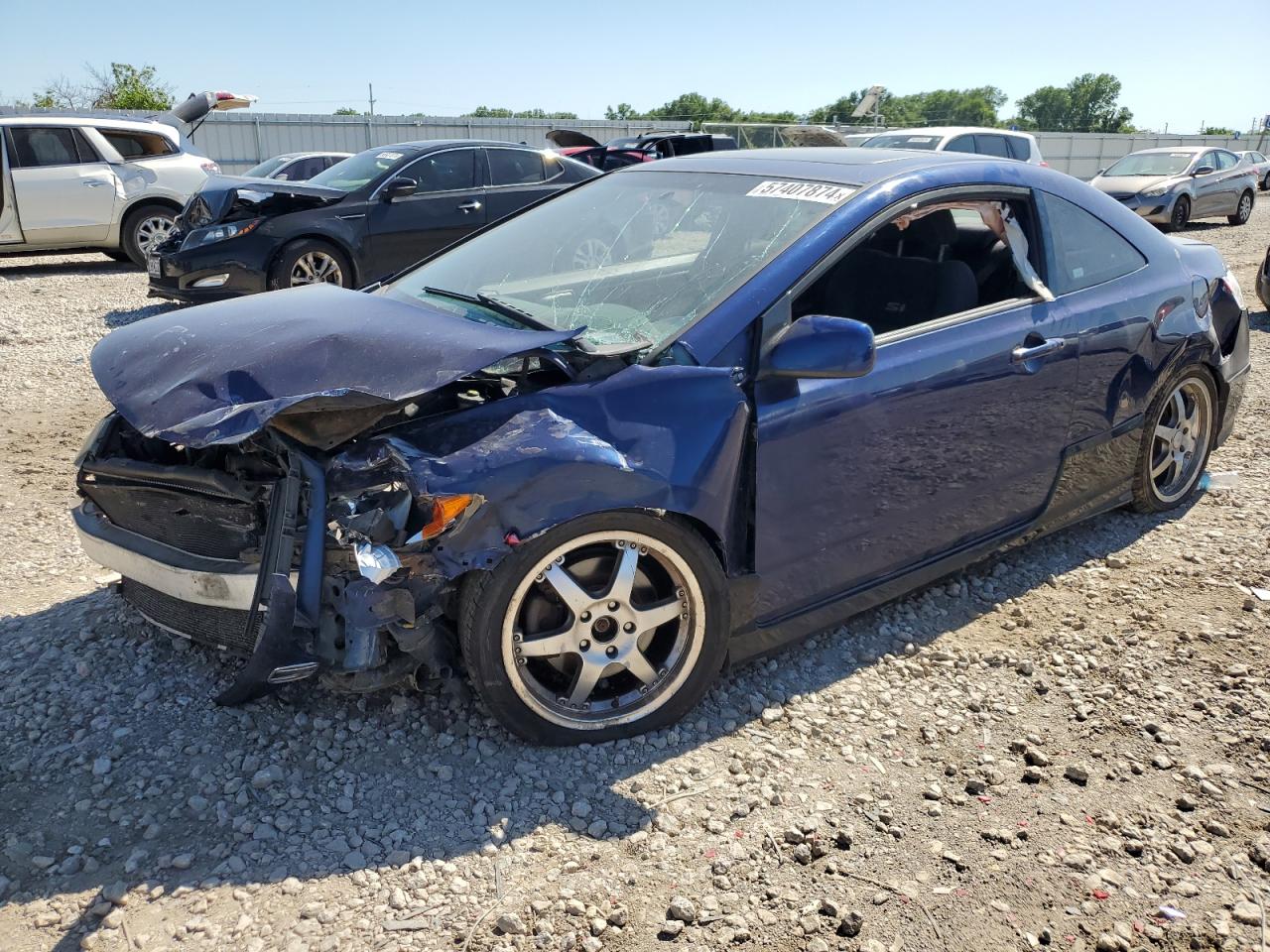 2007 Honda Civic Si en Venta en Kansas City, KS - Front End