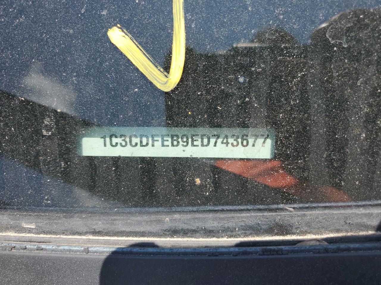 2014 Dodge Dart Gt VIN: 1C3CDFEB9ED743677 Lot: 57900424