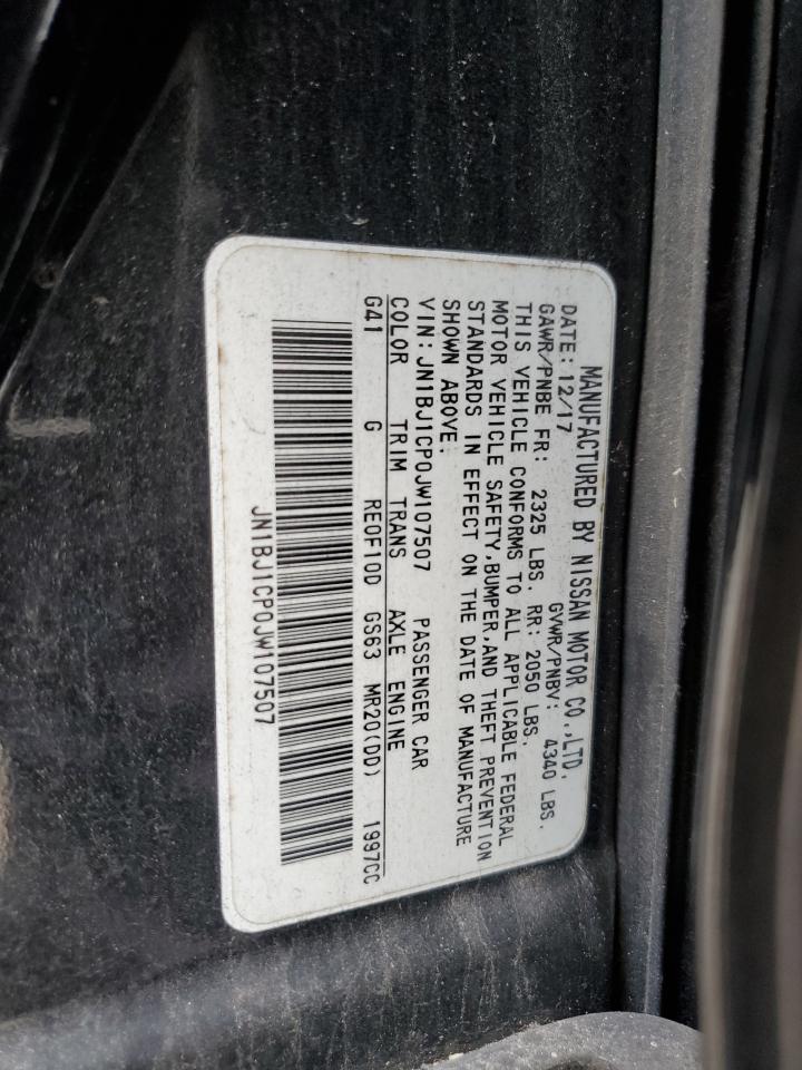 2018 Nissan Rogue Sport S VIN: JN1BJ1CP0JW107507 Lot: 59527954