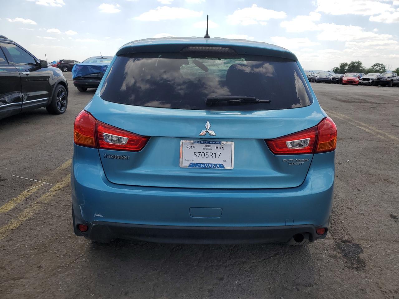 2014 Mitsubishi Outlander Sport Es VIN: 4A4AR3AU1EE013890 Lot: 58690674