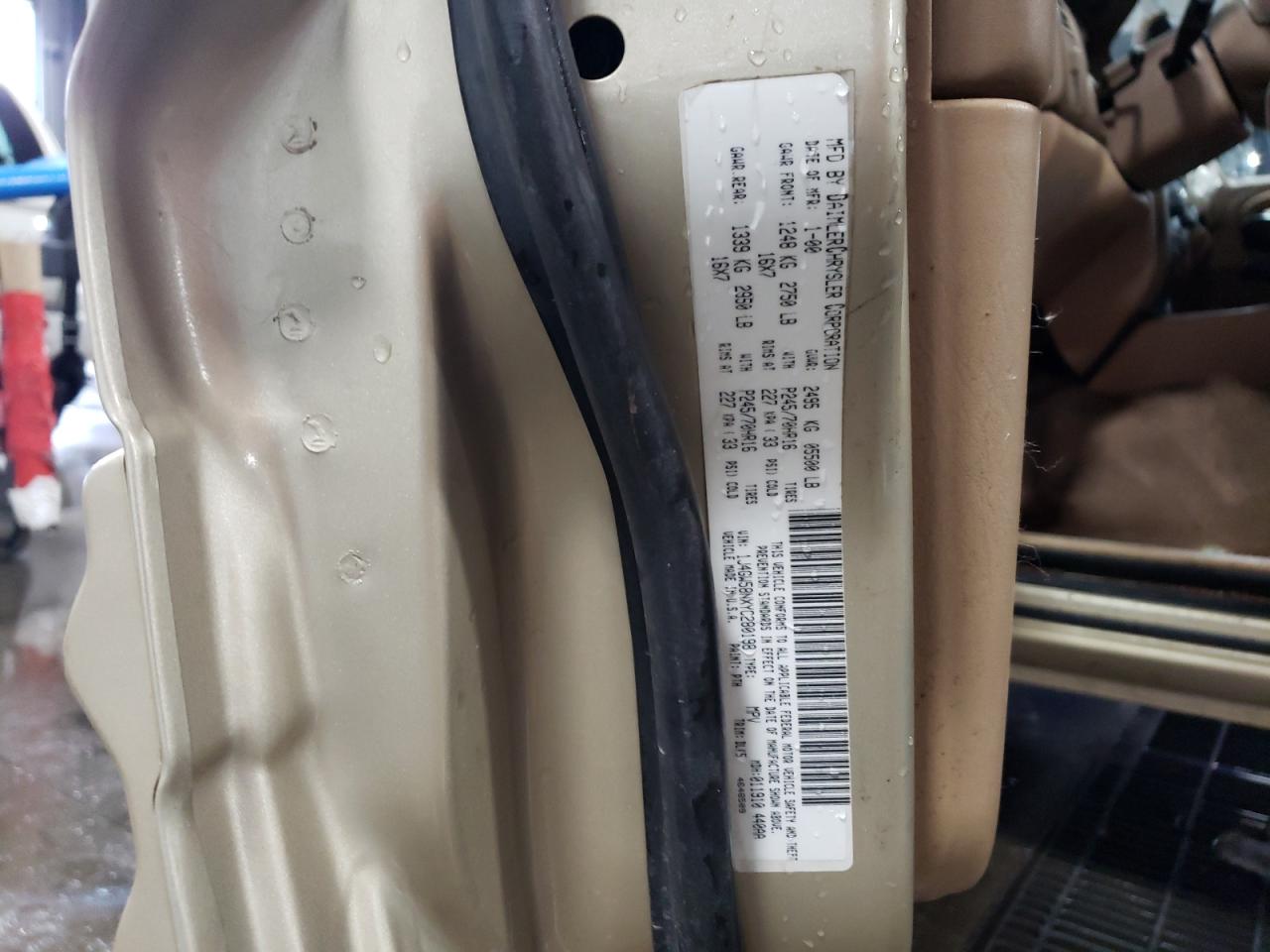 2000 Jeep Grand Cherokee Limited VIN: 1J4GW58NXYC280198 Lot: 58983894