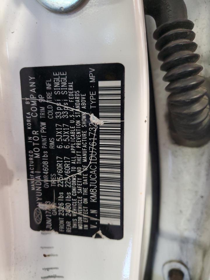 2013 Hyundai Tucson Gls VIN: KM8JUCAC1DU761732 Lot: 56637074