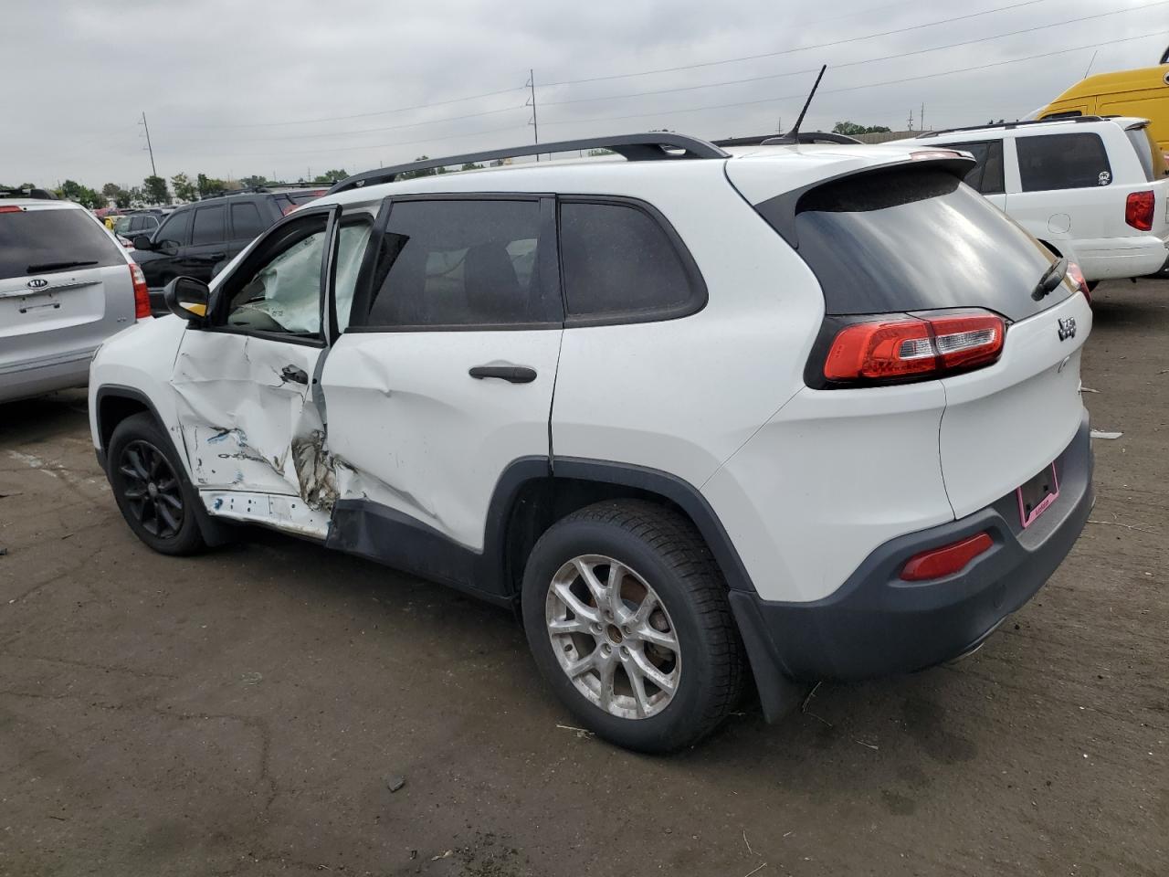 2016 Jeep Cherokee Sport white null gas 1C4PJLAB7GW258472 photo #3