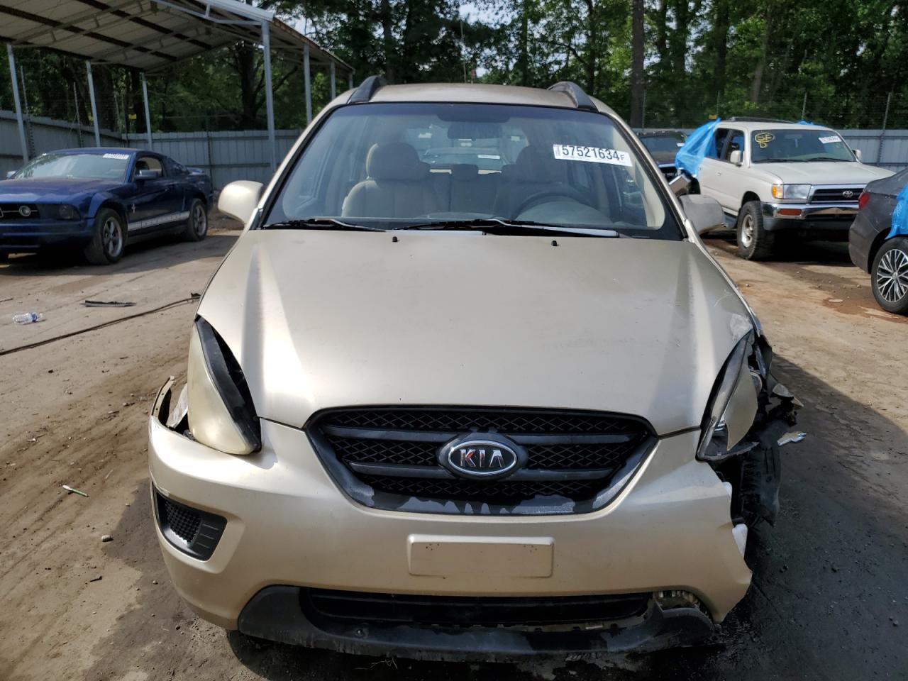 2008 Kia Rondo Lx VIN: KNAFG526087123849 Lot: 57521634