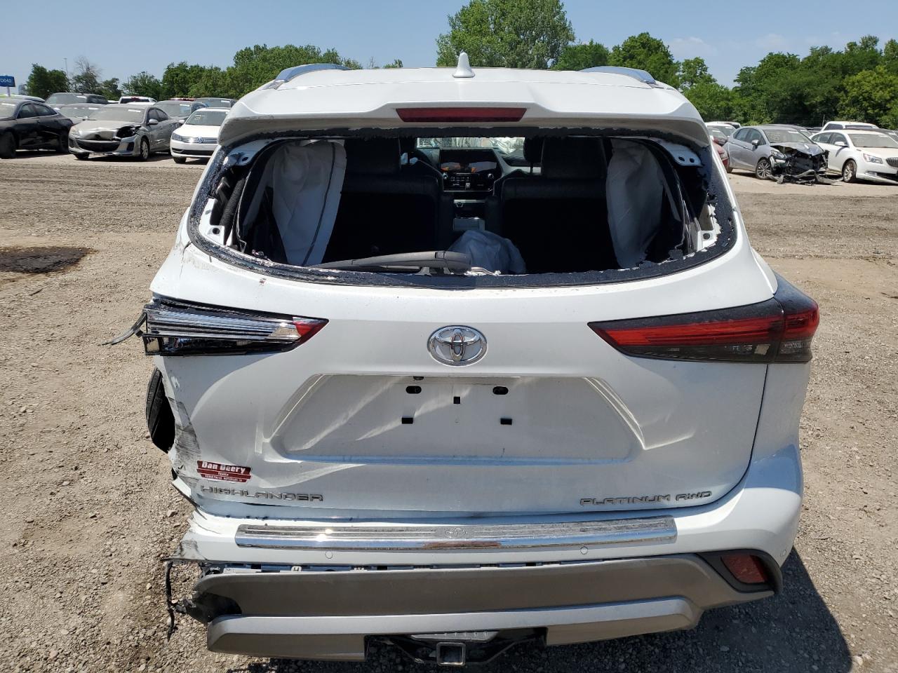 2022 Toyota Highlander Platinum VIN: 5TDFZRBH9NS234312 Lot: 58935384