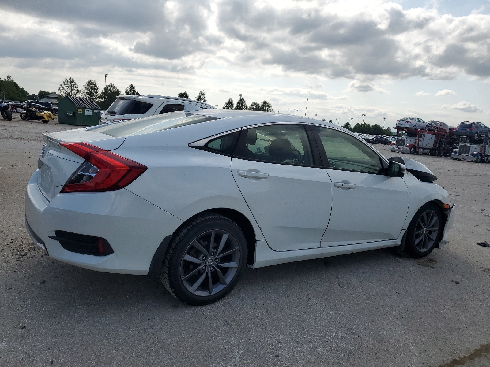 2019 Honda Civic Ex vin: JHMFC1F39KX003707