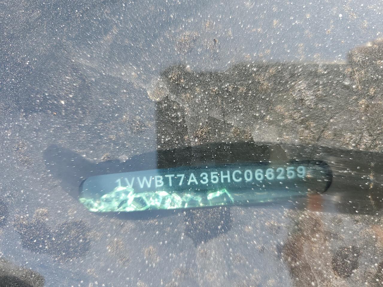 2017 Volkswagen Passat Se VIN: 1VWBT7A35HC066259 Lot: 60925034