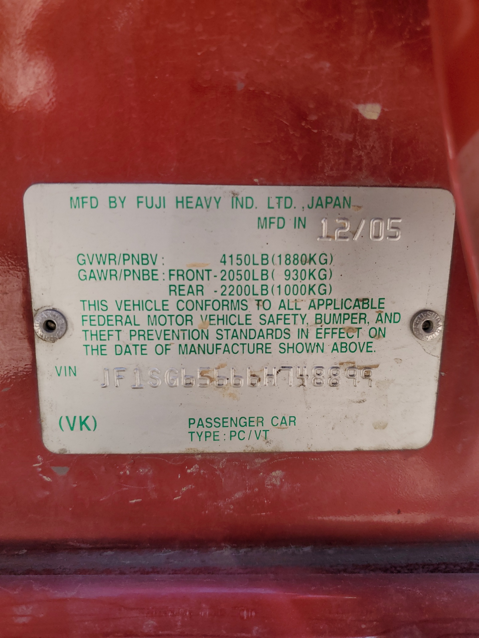 JF1SG65666H748899 2006 Subaru Forester 2.5X Premium