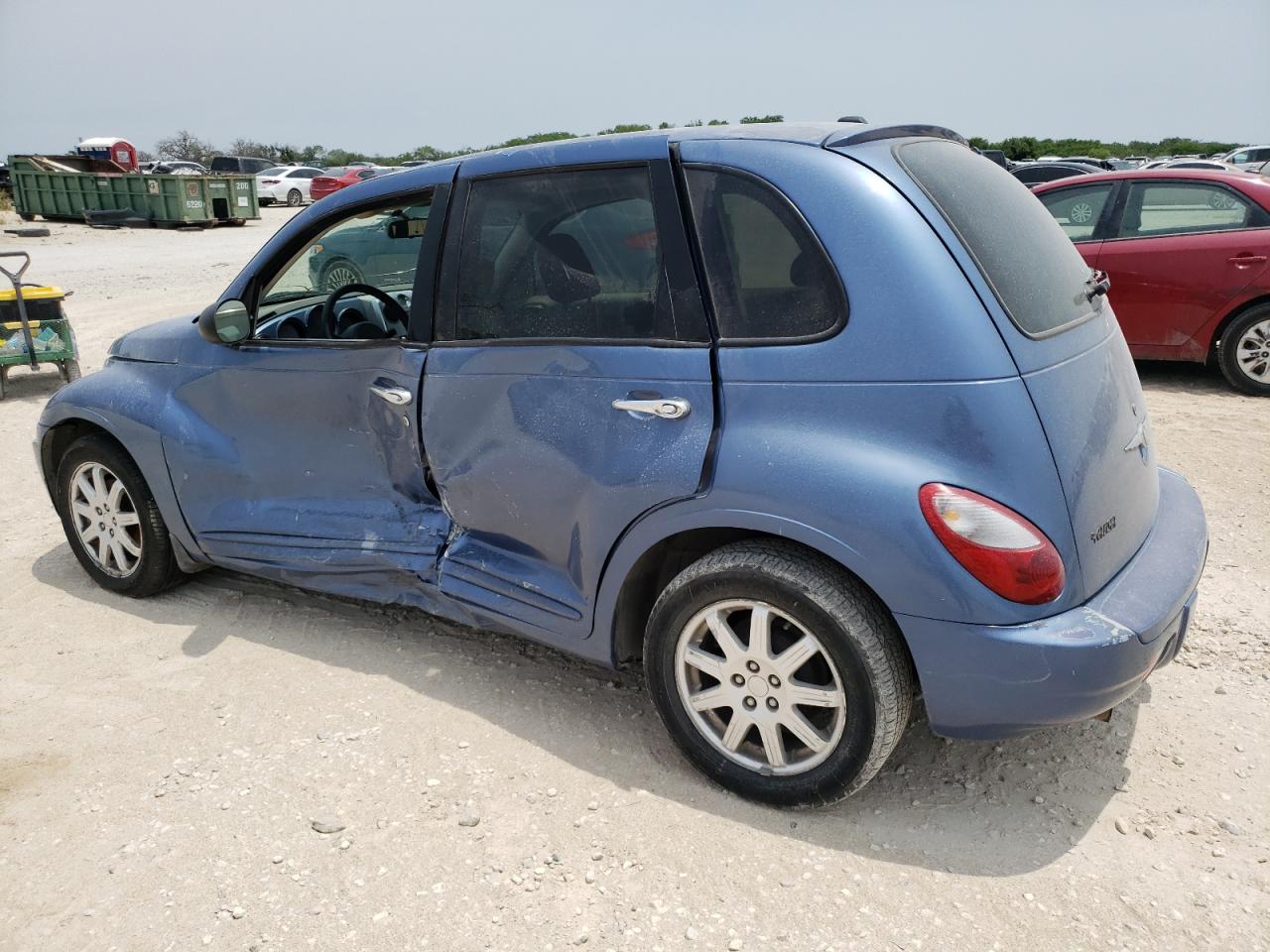 2007 Chrysler Pt Cruiser Limited blue van gas 3A8FY68B37T531517 photo #3
