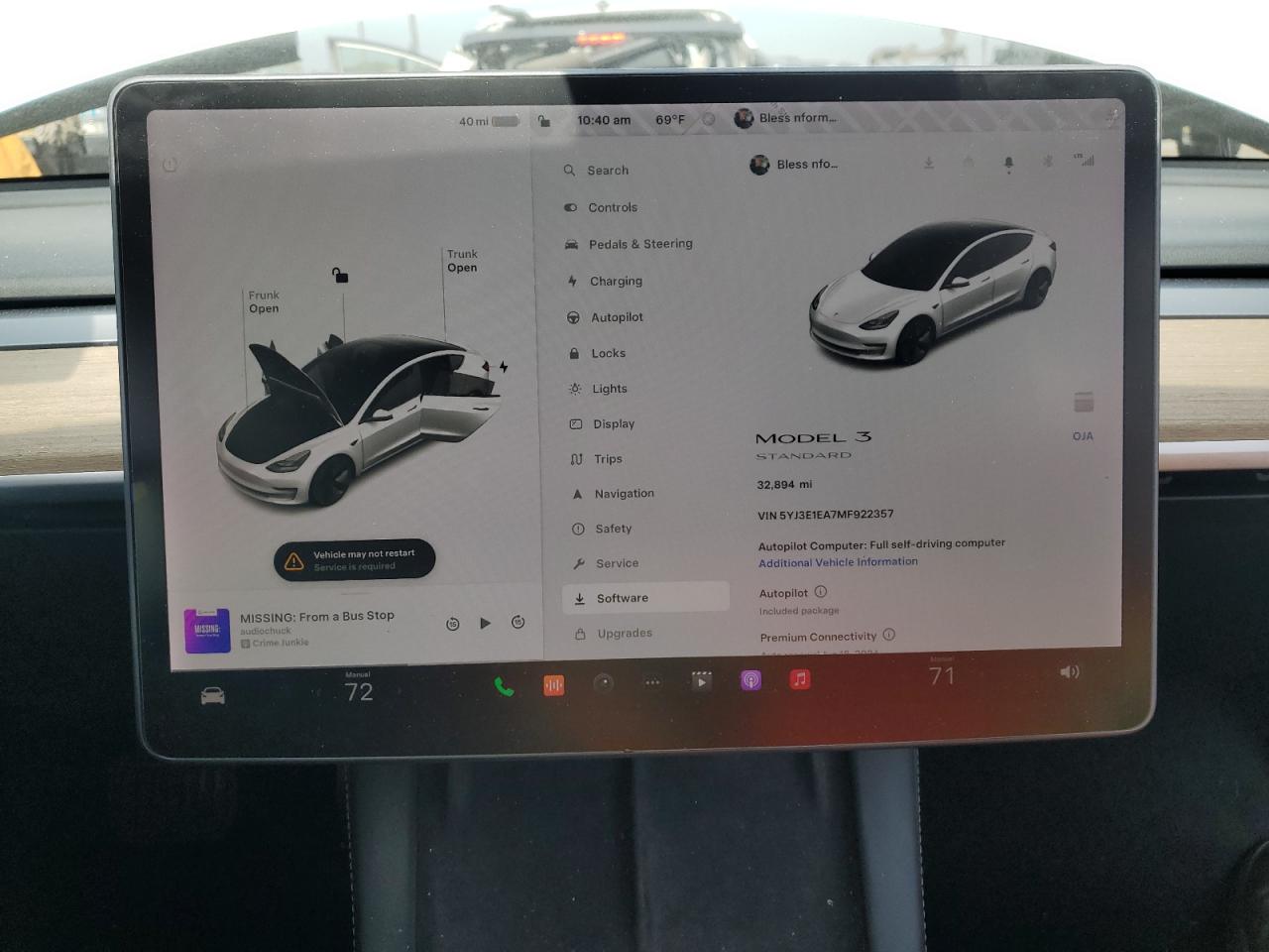 2021 Tesla Model 3 VIN: 5YJ3E1EA7MF922357 Lot: 57632524