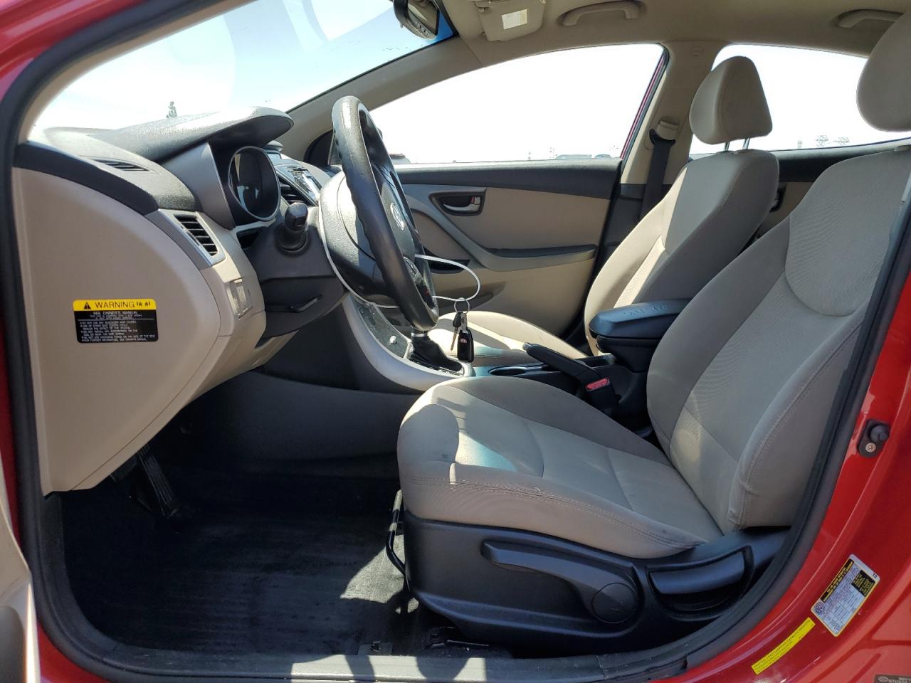 2014 Hyundai Elantra Se VIN: KMHDH4AE2EU167421 Lot: 61149764