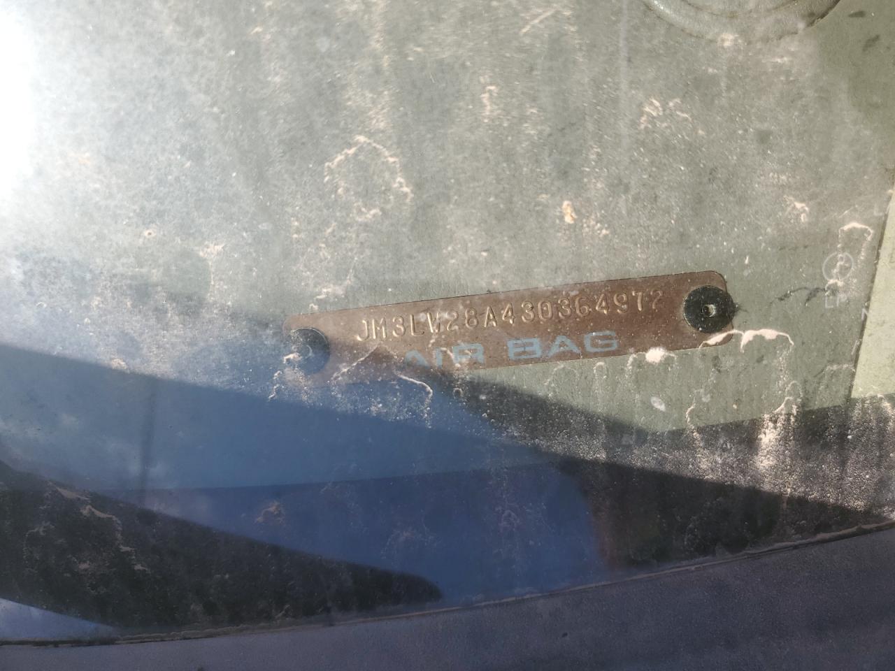 2003 Mazda Mpv Wagon VIN: JM3LW28A430364972 Lot: 60435334