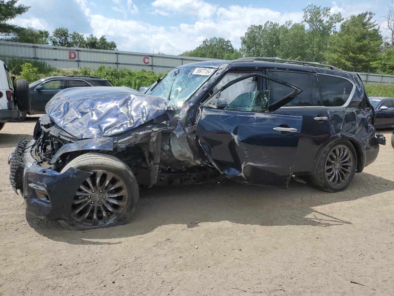 2016 Infiniti Qx80 VIN: JN8AZ2NEXG9121655 Lot: 58977154