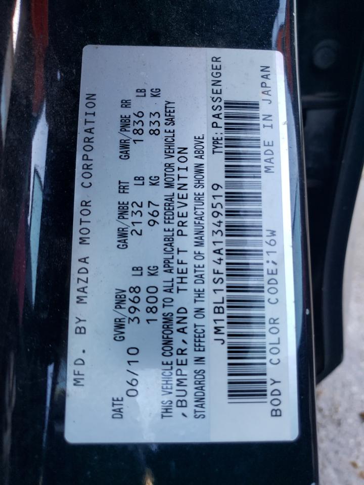 2010 Mazda 3 I VIN: JM1BL1SF4A1349519 Lot: 58710794