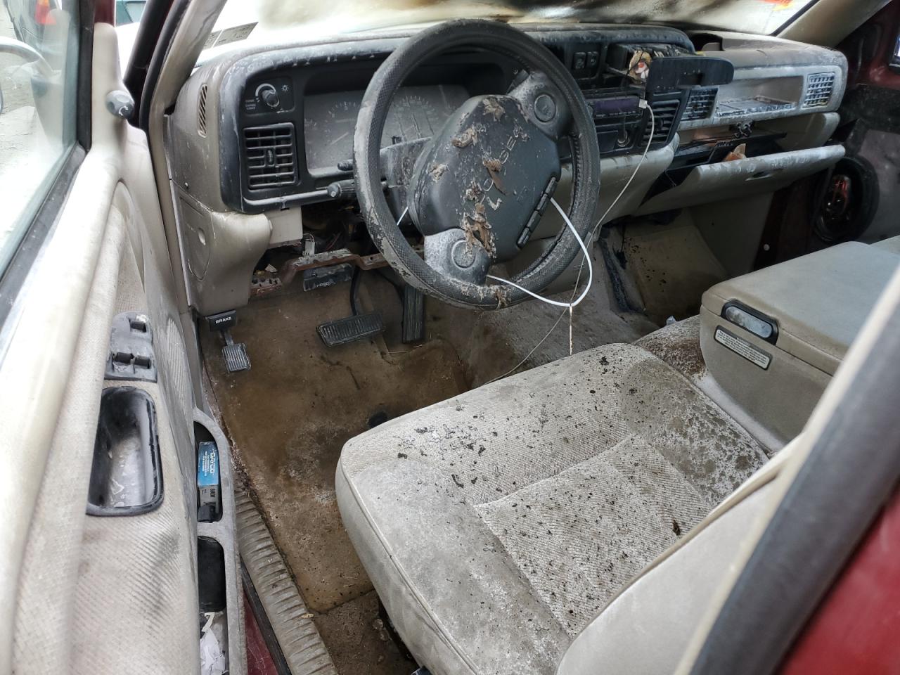 1996 Dodge Ram 1500 VIN: 1B7HC16Y9TJ183409 Lot: 57583004