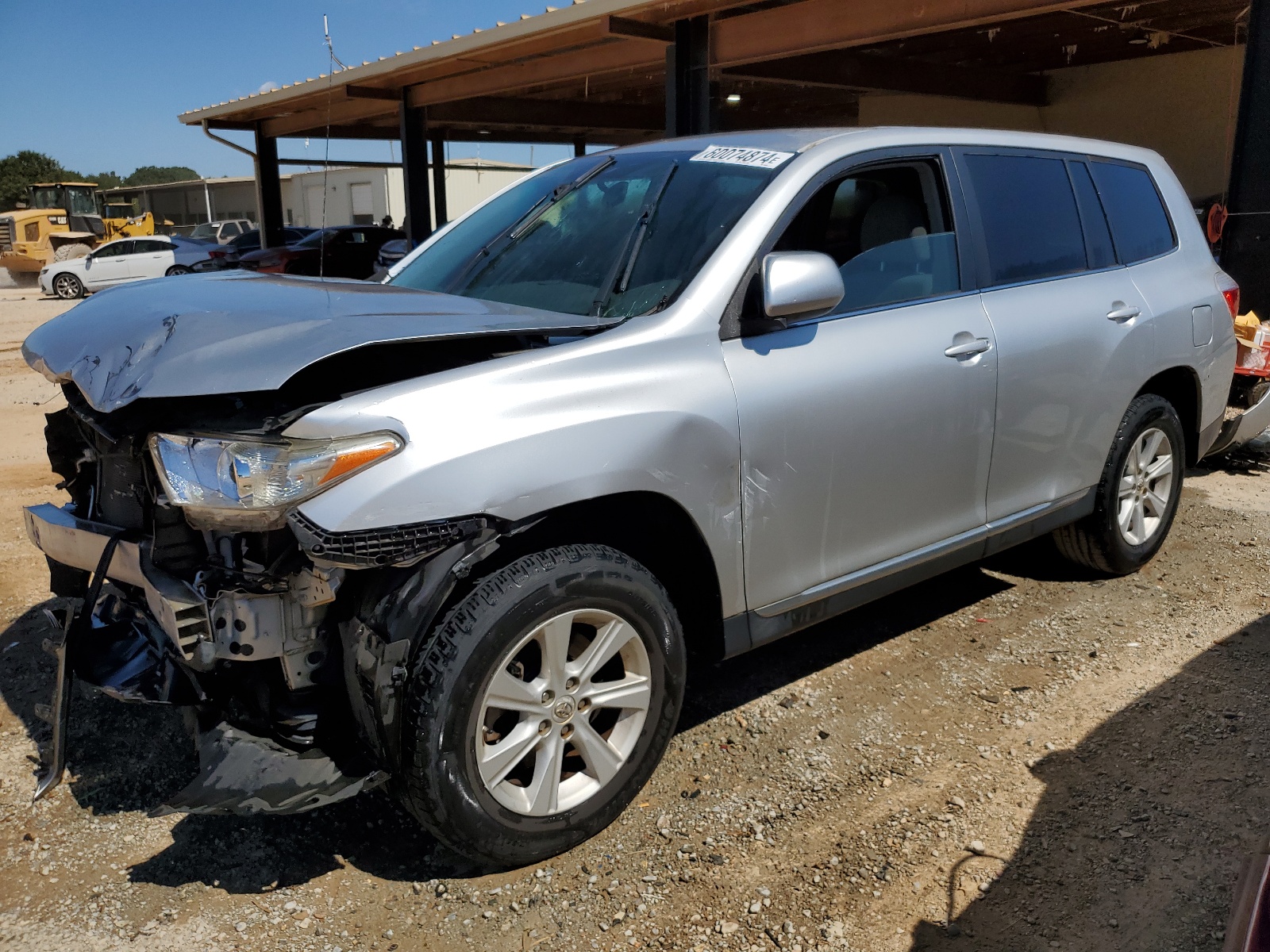 2012 Toyota Highlander Base vin: 5TDZK3EH7CS050252