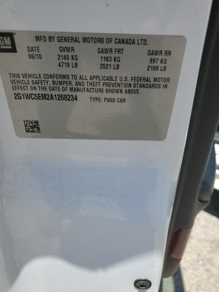 2012 Chevrolet Impala Lt VIN: 2G1WB5E32C1321799 Lot: 57740444