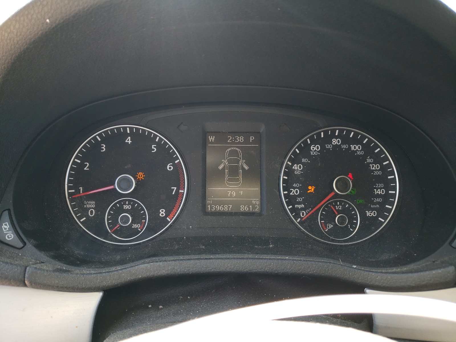 1VWBP7A31DC123636 2013 Volkswagen Passat Se