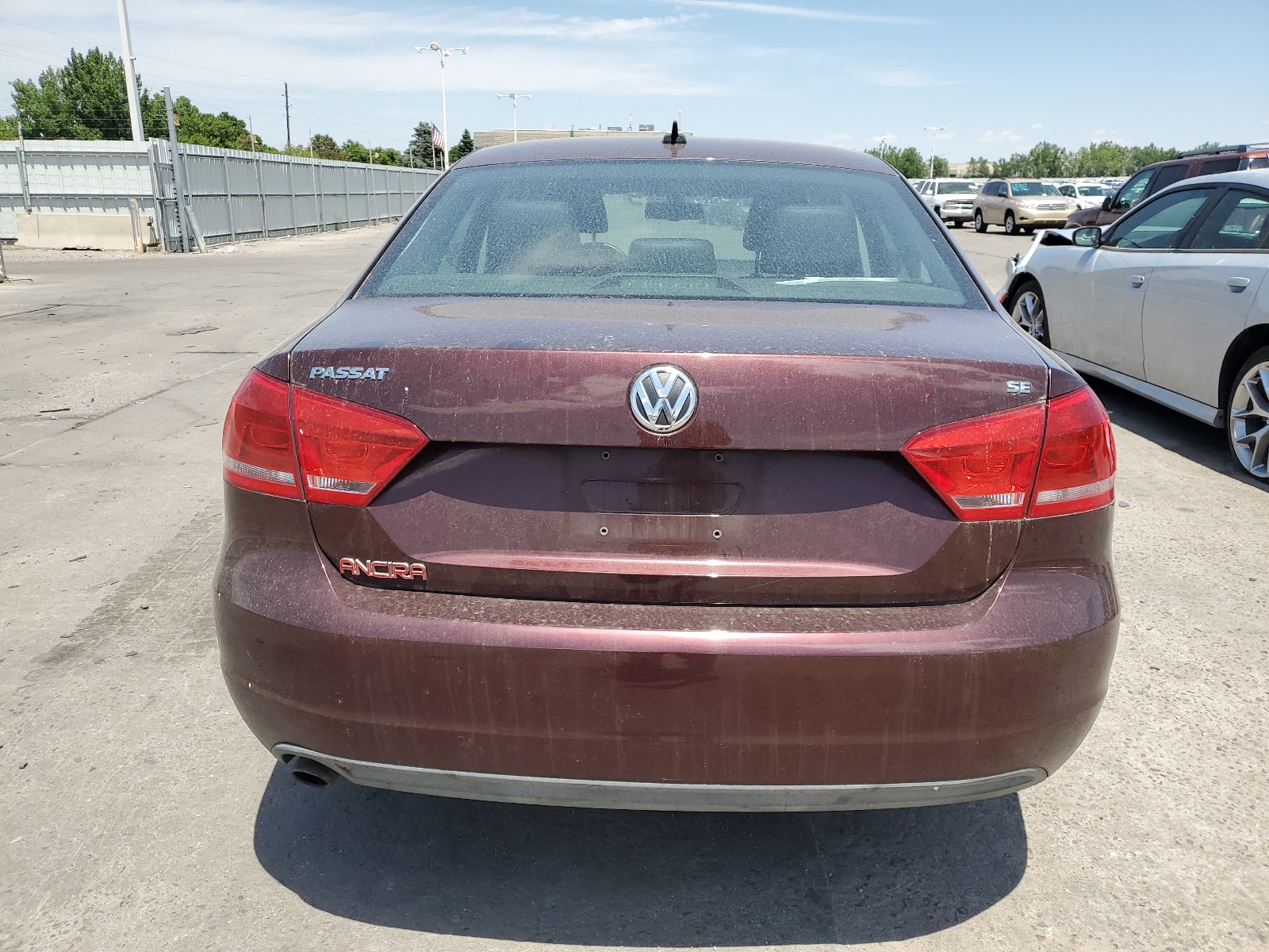 1VWBH7A35DC027909 2013 Volkswagen Passat Se