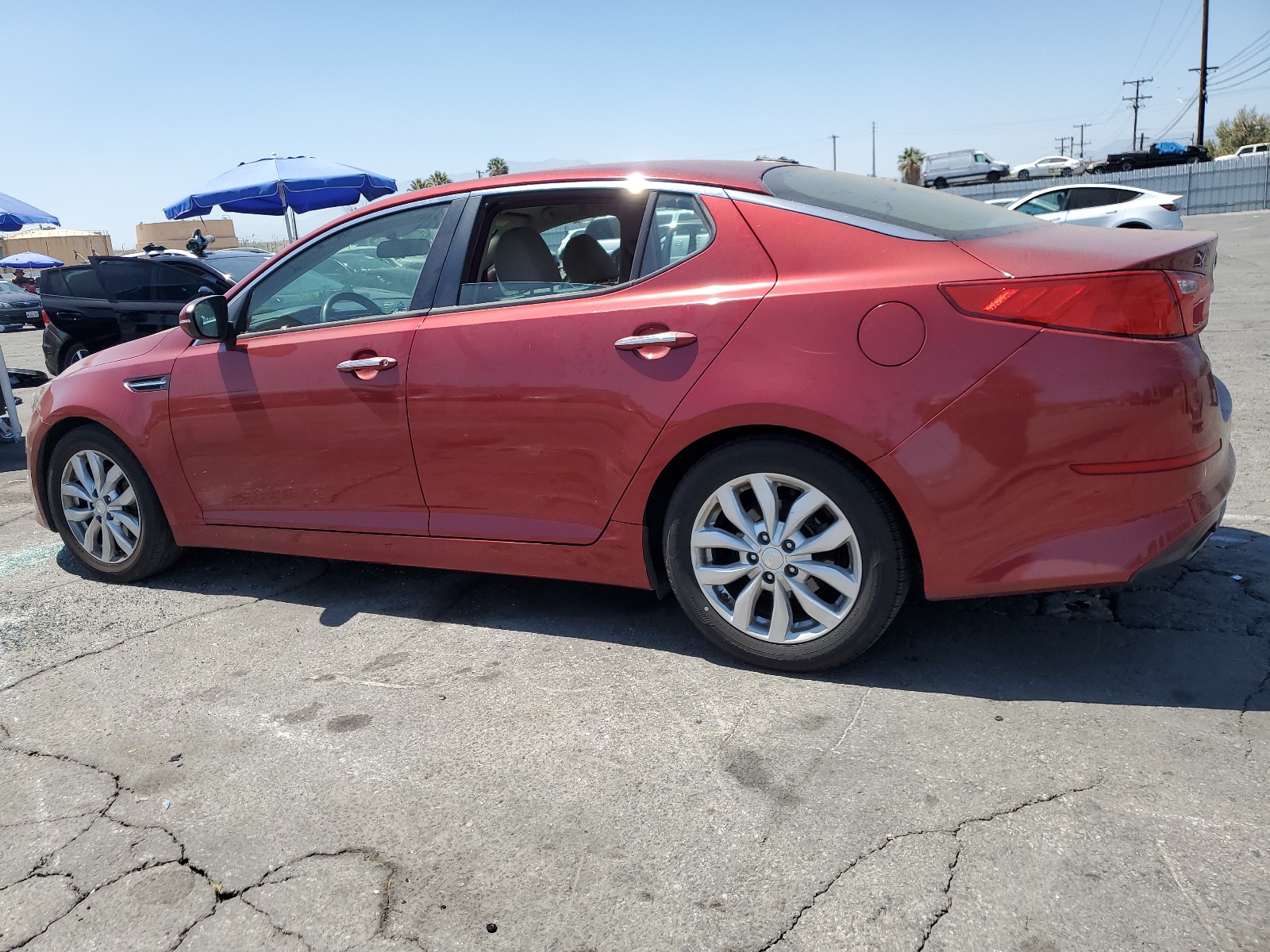 2014 Kia Optima Lx vin: 5XXGM4A78EG342341