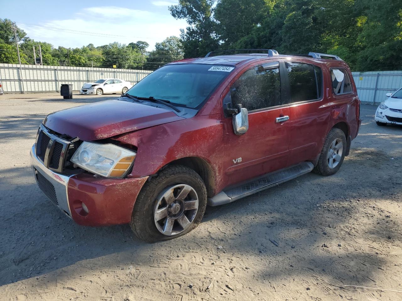 2007 Nissan Armada Se VIN: 5N1BA08A47N705492 Lot: 58947454