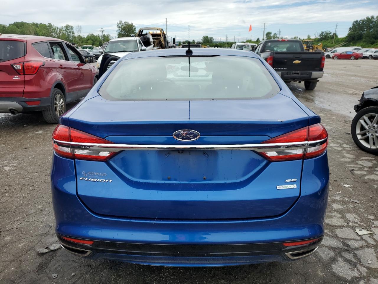 2017 Ford Fusion Se VIN: 3FA6P0H96HR130326 Lot: 59372354