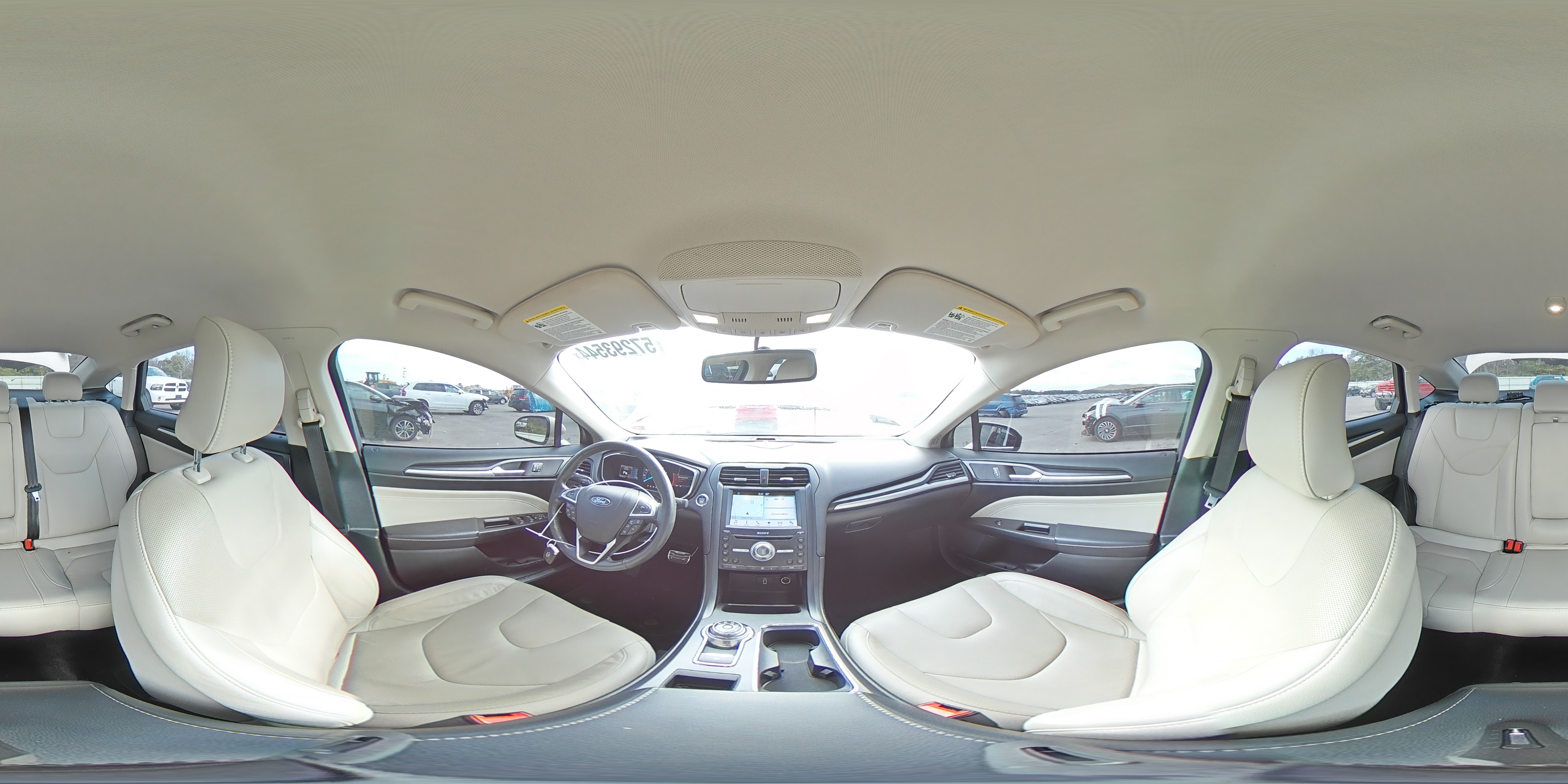 2017 Ford Fusion Titanium VIN: 3FA6P0K92HR244994 Lot: 57293544