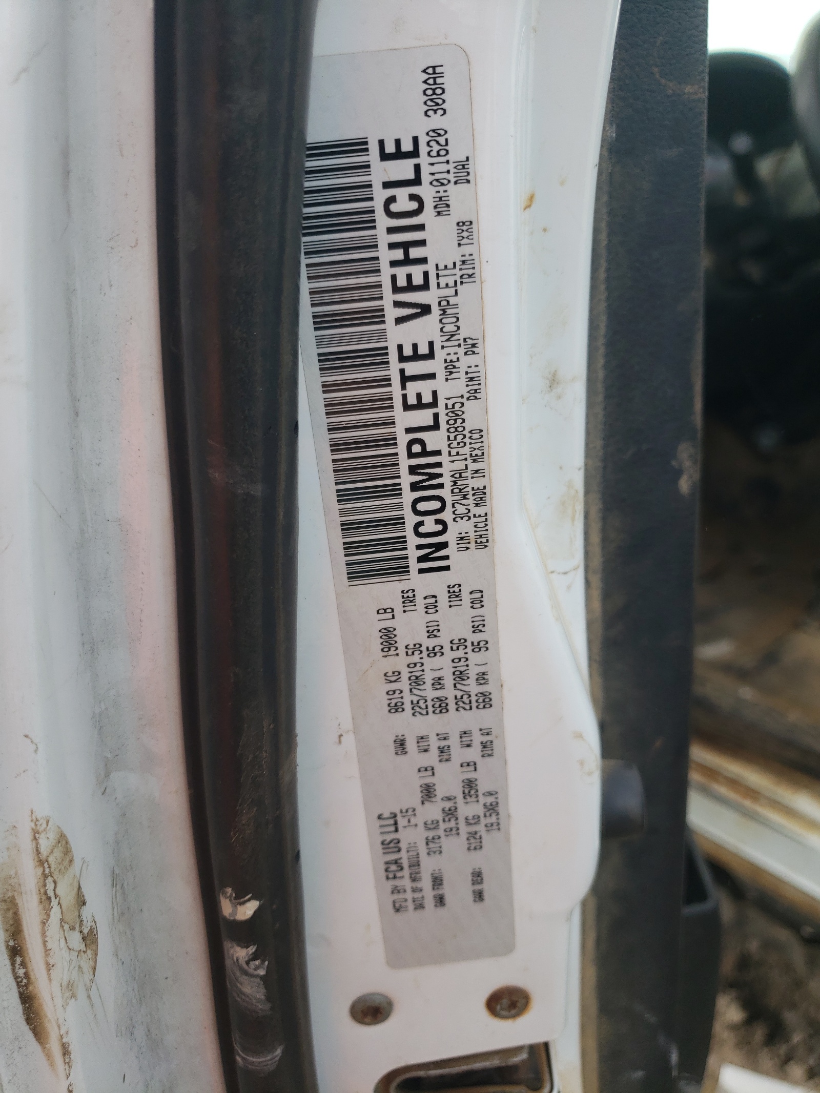 3C7WRMAL1FG589051 2015 Ram 5500